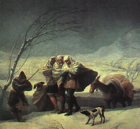 The snowstorm, (1786 - 87)