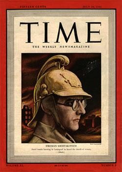 Shostakovich on the cover