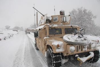 Afghanistan - an unwinnable war. Photograph by Sgt. Johnny R. Aragon.