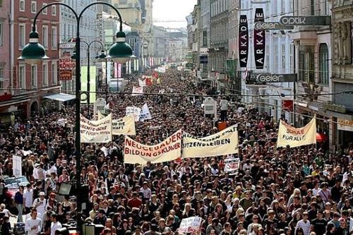 Student strike on April 24 in Linz