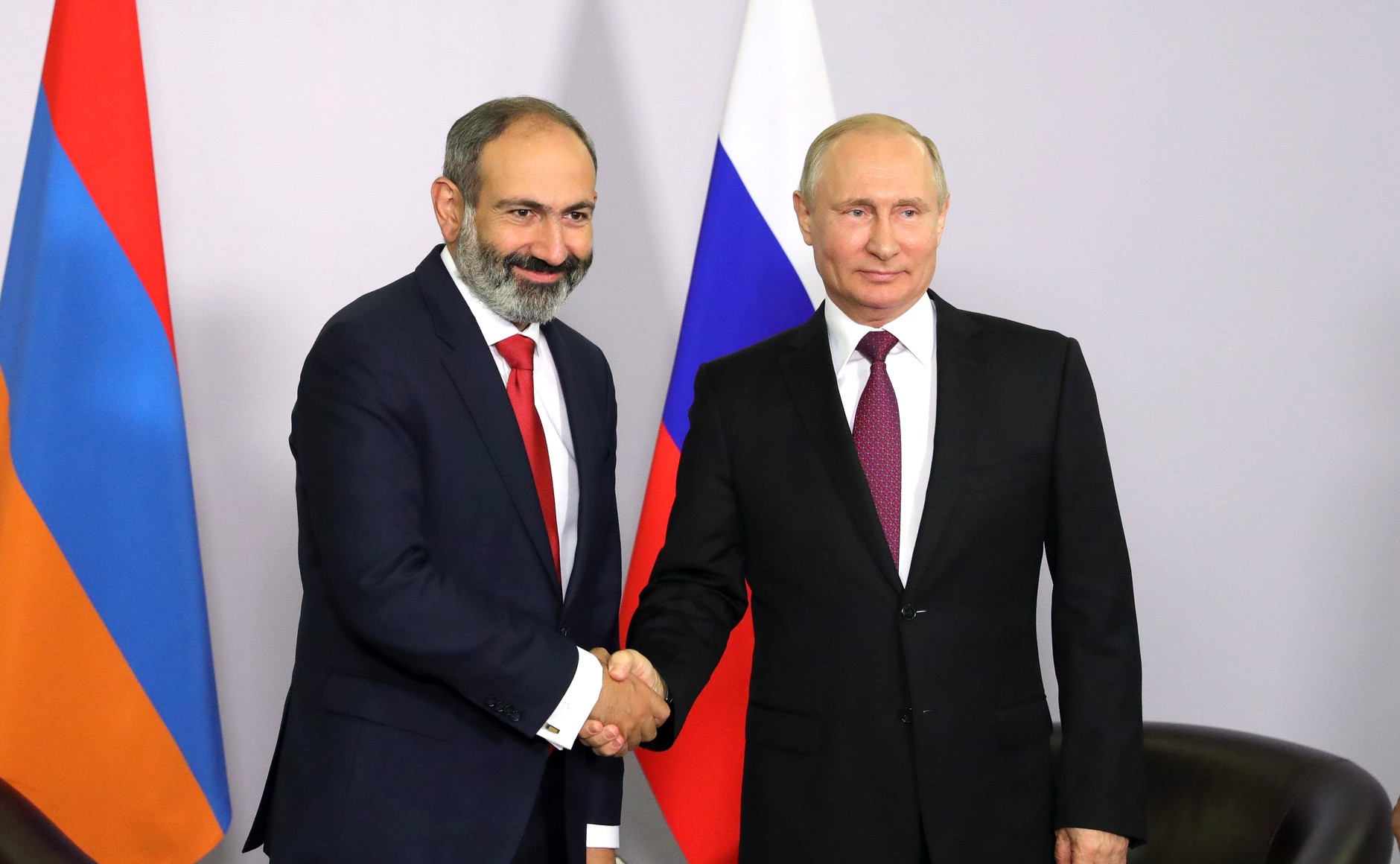 Vladimir Putin and Nikol Pashinyan Image Пресс служба Президента Российской Федерации