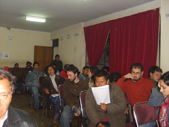 Exitoso evento de campaña de la CMI en Potosí