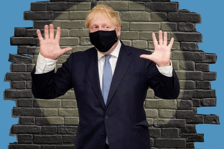 Boris against wall Image Socialist Appeal