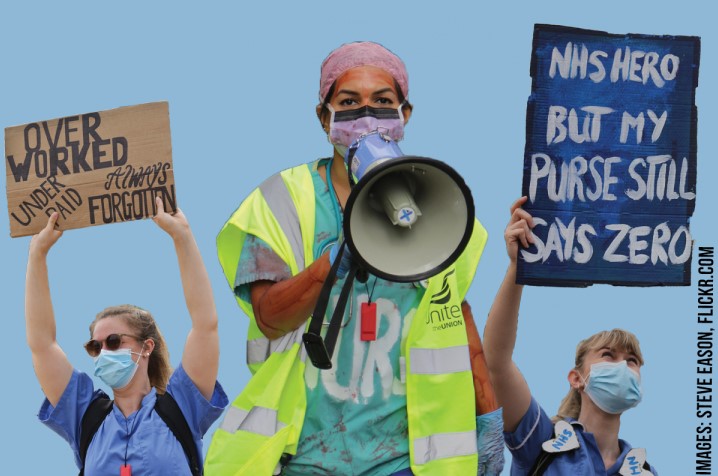NHS protests Image Steve Eason Flickr
