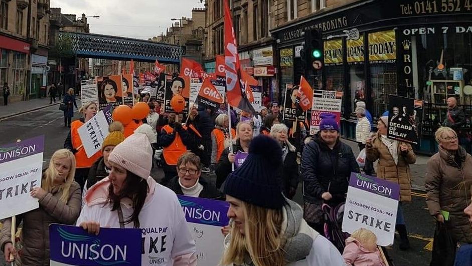 Glasgow council workers strike 3 Image fair use