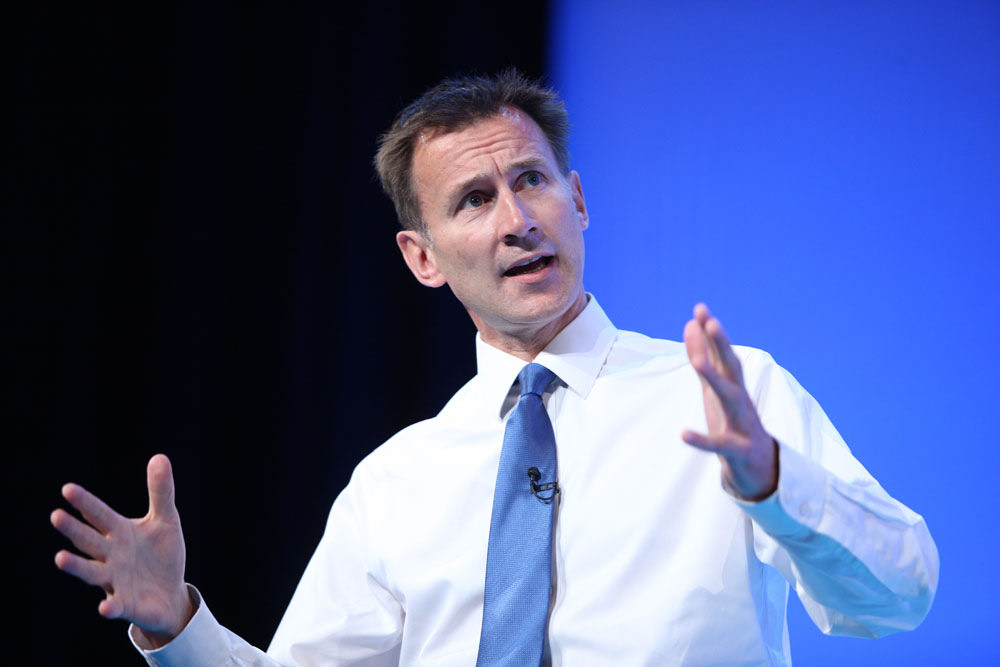 Jeremy Hunt refused to vacate the Department of Health Image NHS Confederation