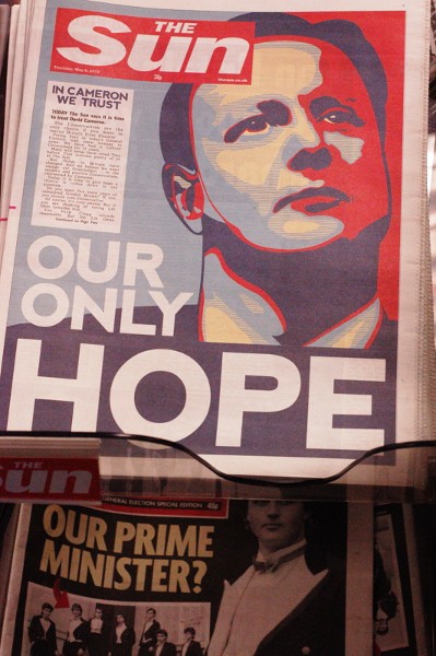 The Sun supported David Cameron's election campaign last year. Photo: Walt Jabsco