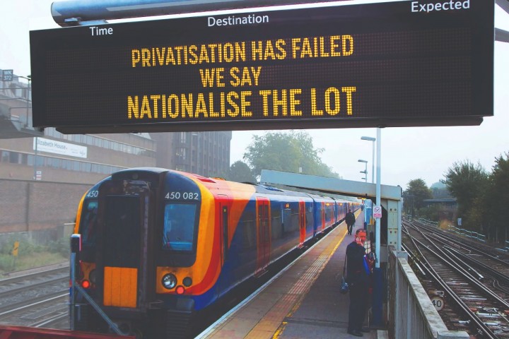 Rail Sign Image Socialist Appeal