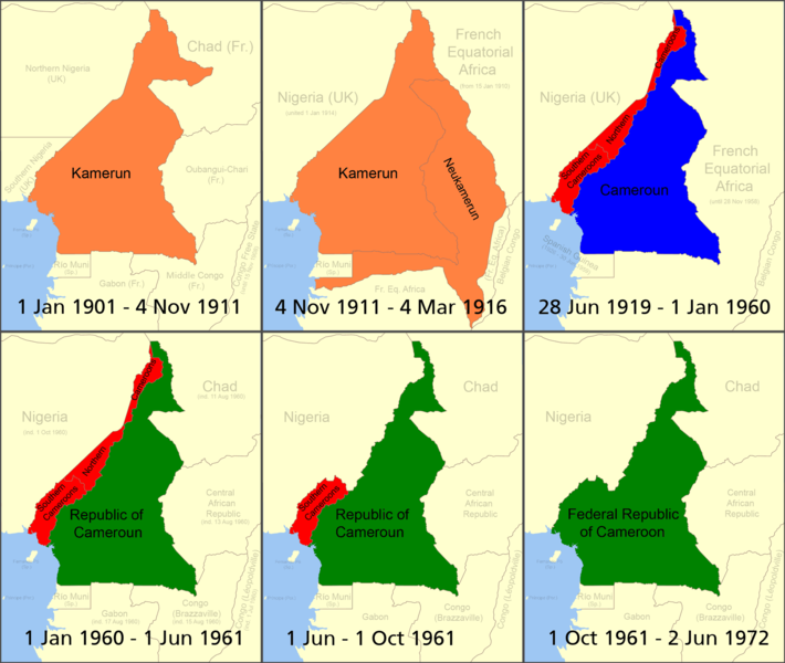 Cameroon boundary changes Image Roke