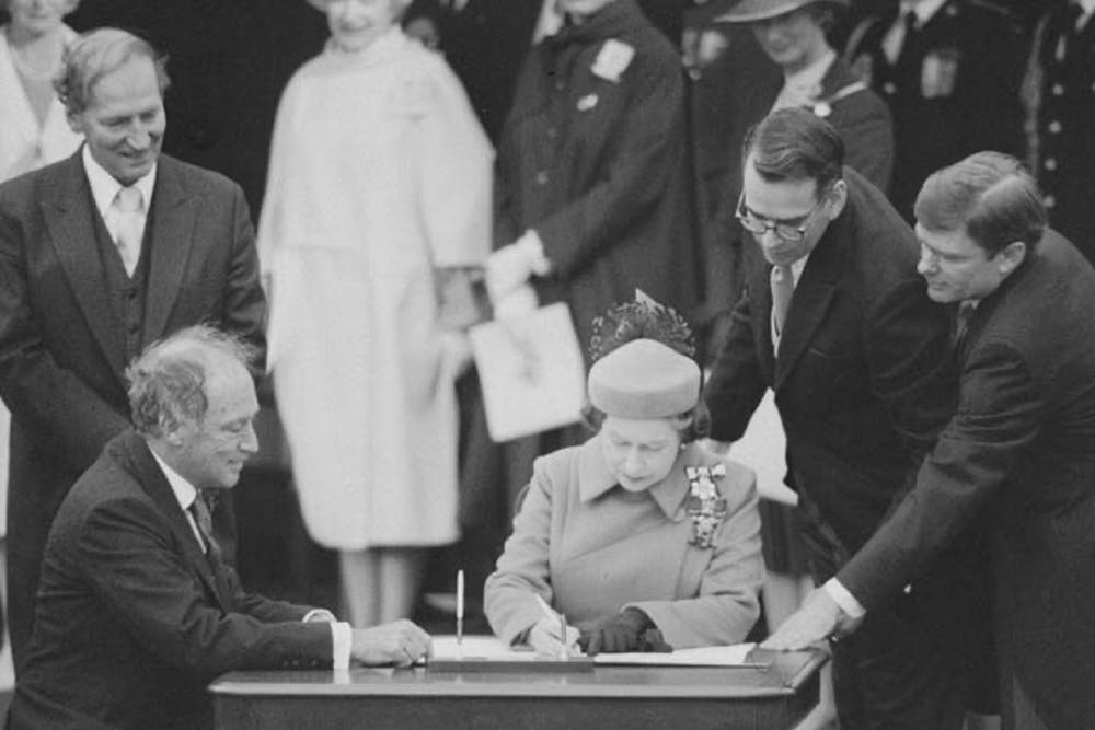 Queen Elizabeth Constitution Image Library and Archives Canada