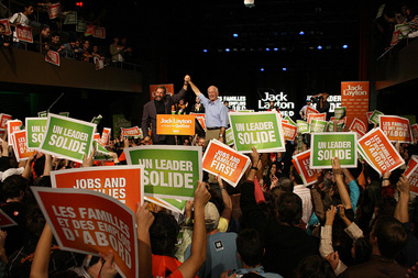 NDP Rally for Federal Election 2008
