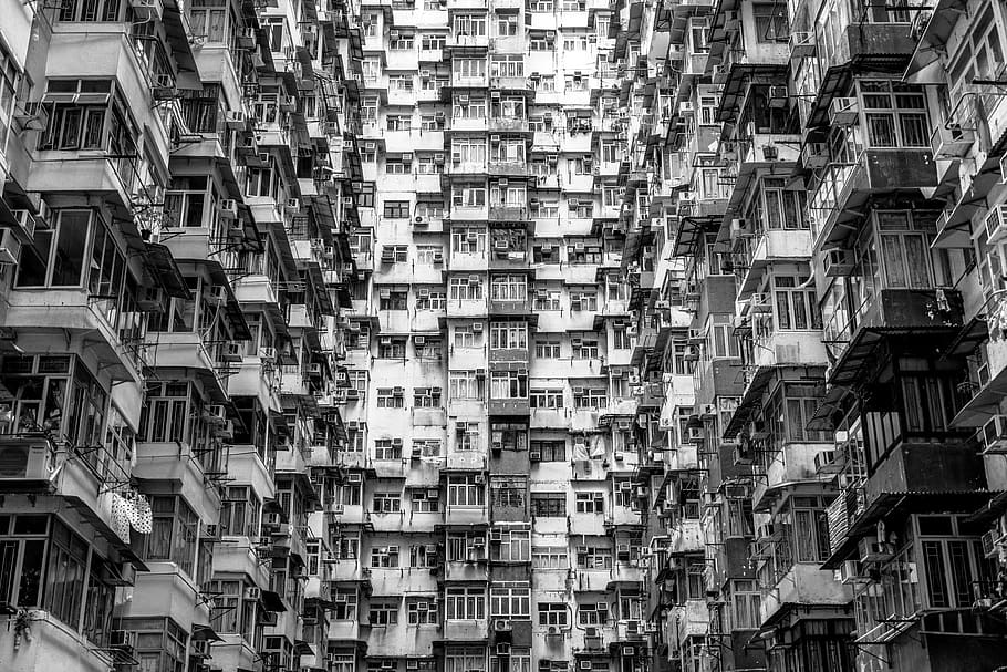 hong kong skyscrapers Image public domain