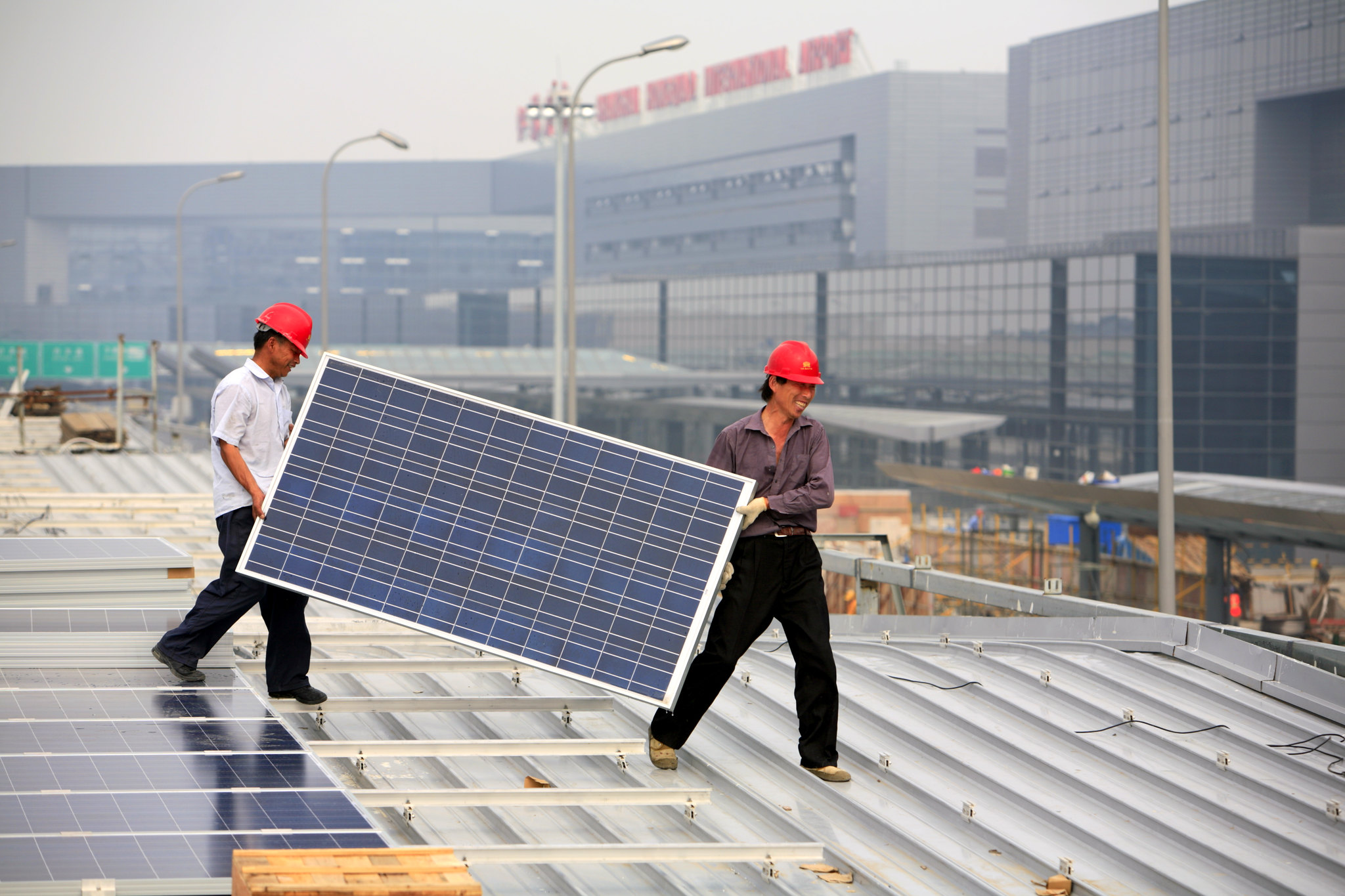solar panel china Image Climate Group Flickr