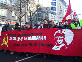 Rosa Luxemburg and Karl Liebknecht commemoration demonstration