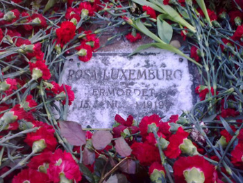 Rosa Luxemburg, murdered on January 15, 1919