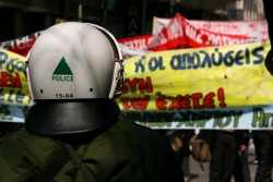General strike, March 13 2010. Photo: left-lens