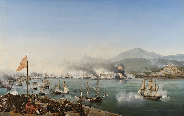 battle of Navarino Image Ambroise Louis Garneray