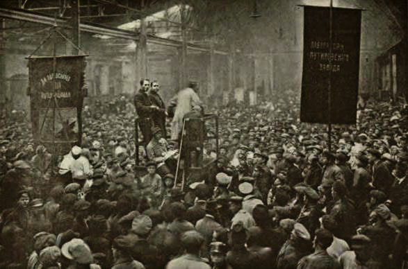 Meeting in Putilov 1917