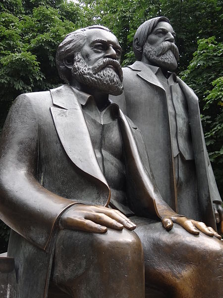 Statues of Karl Marx and Friedrich Engels Adam Jones Ph