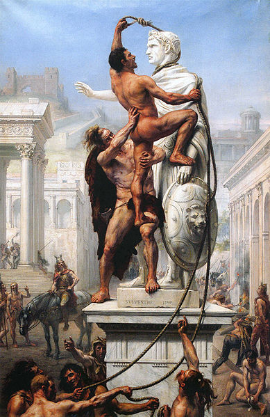 Visigoths sack Rome Image public domain
