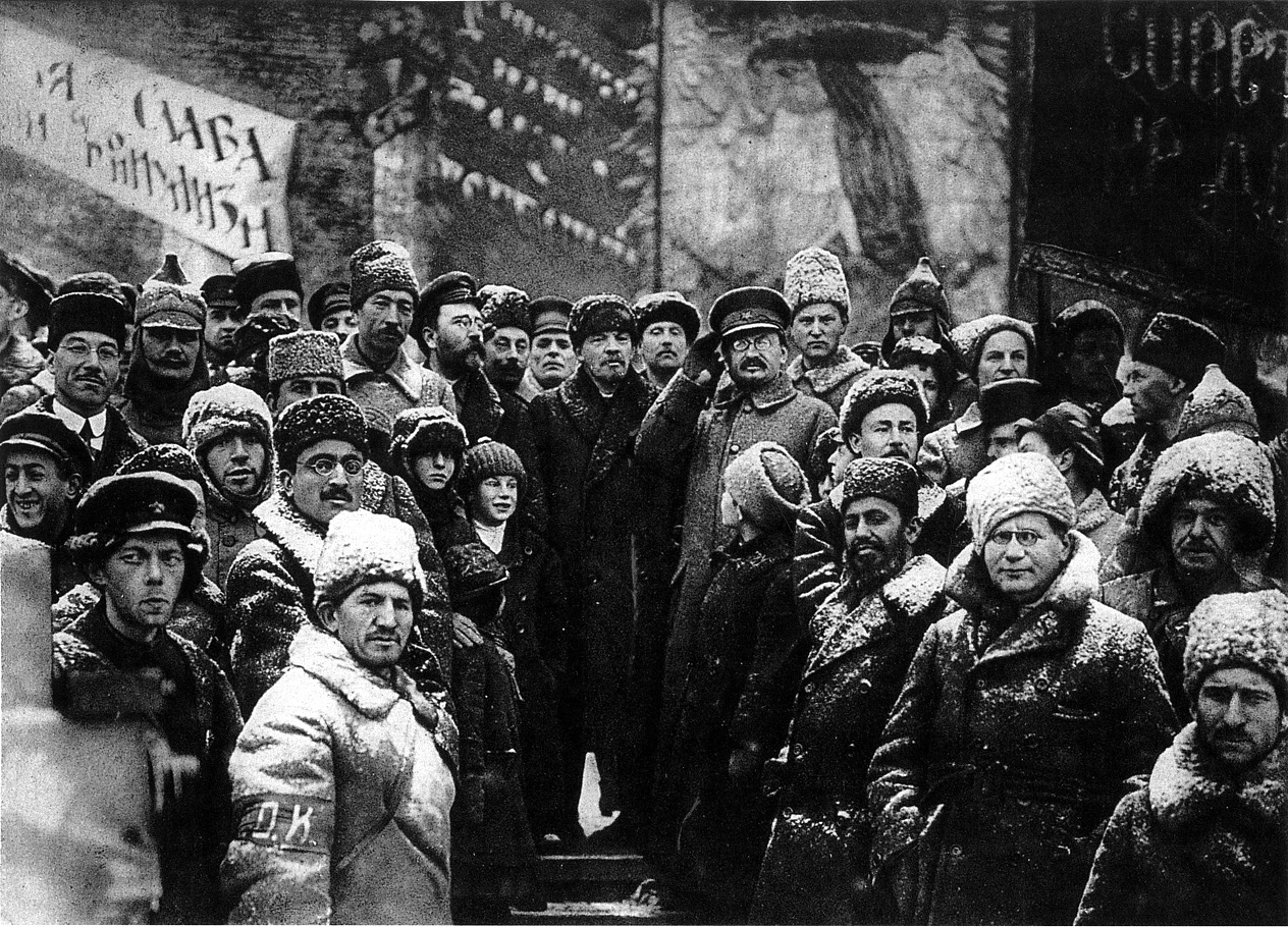 19191107 lenin second anniversary october revolution moscow
