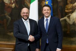 Martin Schultz, President of the European Parliament, and Matteo Renzi, Prime Minister of Italy. Photo: Palazzo Chigi