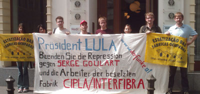 Report of picket in Vienna in solidarity with CIPLA workers