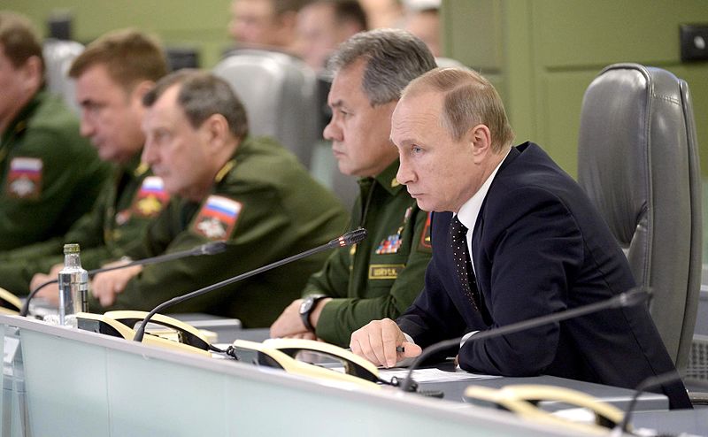 Meeting on Russias Armed Forces actions in Syria Image Russian Presidential Press and Information Office