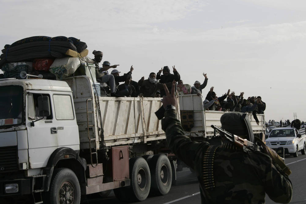 Libyan revolutionaries. Photo: Nasser Nouri