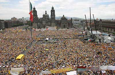 1.5 million march in Mexico against electoral fraud