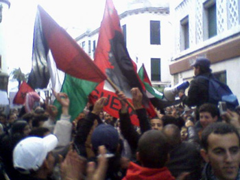 Moroccan youth rise against attack on Gaza