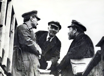 Lenin, severely rebuked the old Bolshevik leaders – Stalin, Kamenev and others, who in the name of the “democratic dictatorship of the proletariat and the peasantry” supported the provisional government.