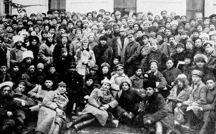 Lenin Trotsky Bolshevik Party Image public domain