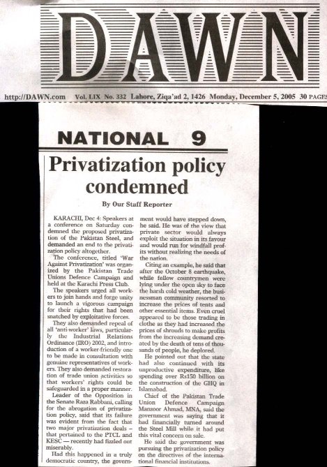 Cutting from Daily DAWN 