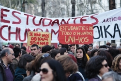 Students, 2 March. Photo: João Paulo Ferreira