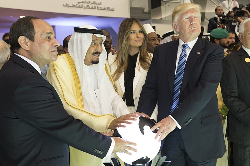 Donald Trump Saudi Image The White House press