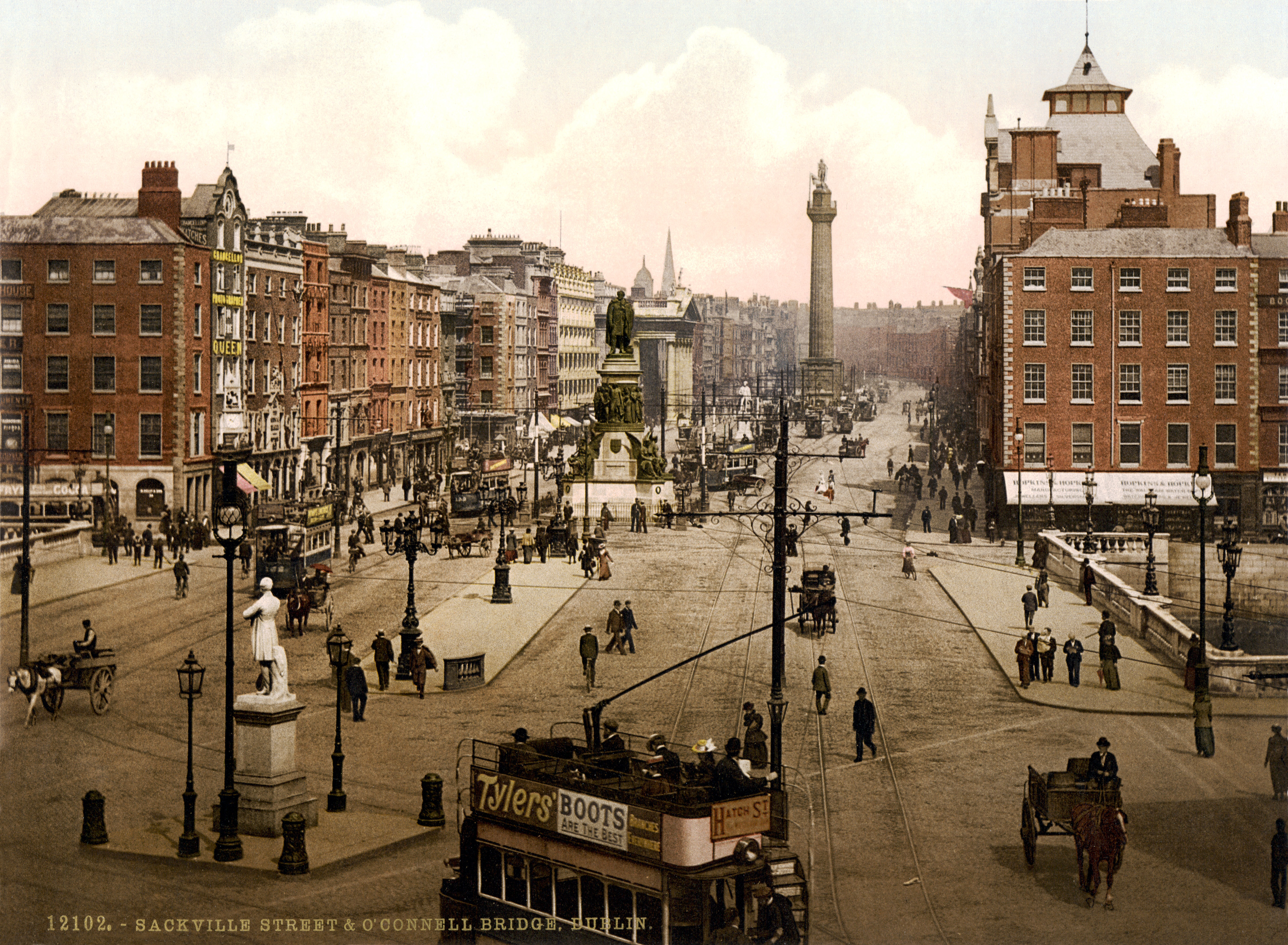 都柏林1899年街景
