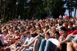 The AUF summer camp only a few days ago. Photo: Arbeiderpartiet