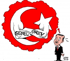 Erdogan fears general strike-Latuff