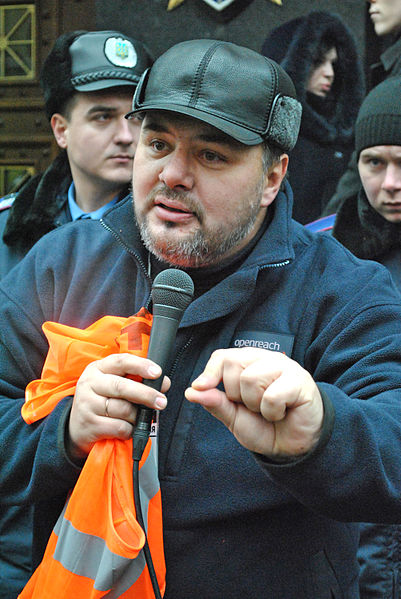 Anti government journalist Ruslan Kotsaba Image Mykola Vasylechko