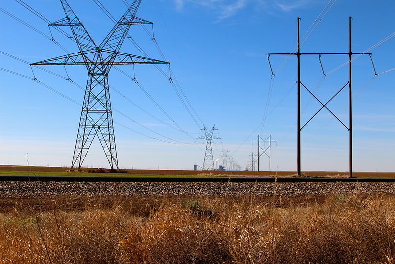 Texas Power Line Image Roy Luck