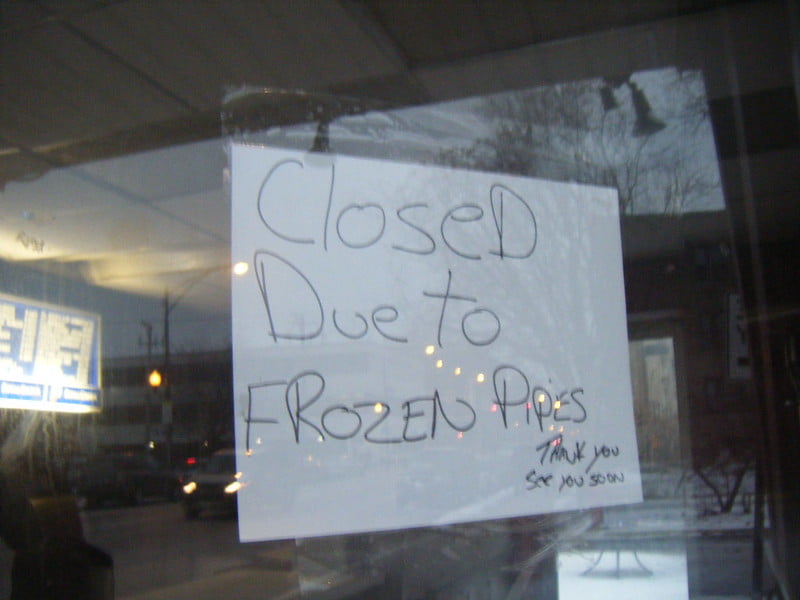 Texas Snowstorm 2021 Closed due to frozen pipes Image Rachel Flickr