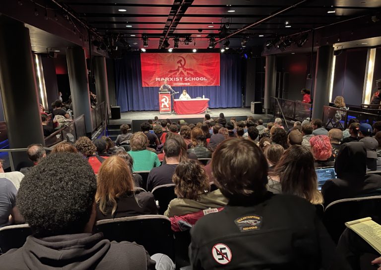 NYC audience Image socialist revolution