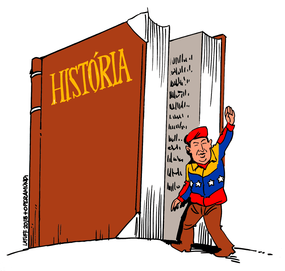Brazilian cartoonist Latuff's tribute to ChavezBrazilian cartoonist Latuff's tribute to Chavez