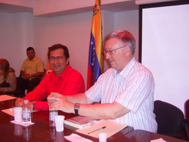Adán Chávez and Alan Woods