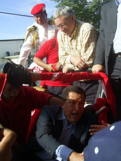 Alan Woods y Hugo Chávez