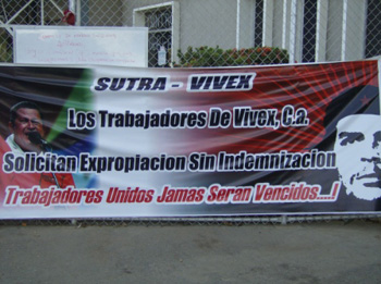 Banner outside VIVEX