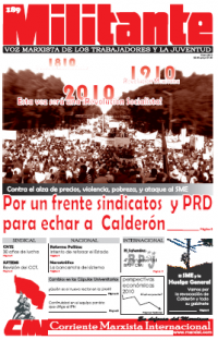 Mexico: 2010 año de lucha de clases
