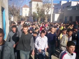 Manifestación en Jebha