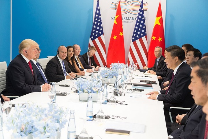 中国现已成为世界大国，日益与美国发生冲突/图片来源：白宫官网